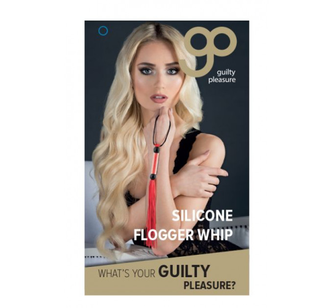 Флогер GP SILICONE FLOGGER WHIP RED