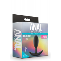 Анальная пробка Blush ANAL ADVENTURES VIBRA SLIM PLUG MEDIUM