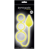 Анальная пробка RENEGADE 3 RING CIRCUS MEDIUM, YELLOW