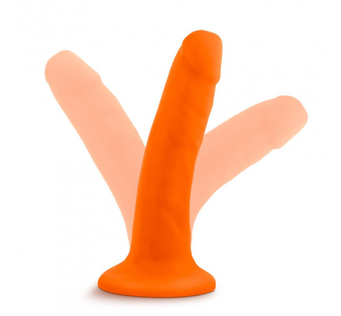 Фаллоимитатор NEO 6INCH DUAL DENSITY COCK NEON ORANGE