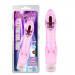 Вибратор прозрачный Chisa Crystal Jellie на батарейках, розовый