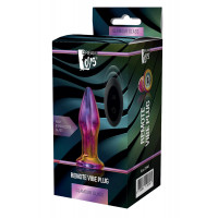 Анальна пробка із вібрацією скляна Dream Toys GLAMOUR GLASS PLUG