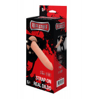 Реалістичний страпон REALSTUFF STRAP ON REAL DILDO