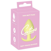 Анальная пробка Cuties Plugs, желтая