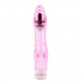 Вибратор прозрачный Chisa Crystal Jellie на батарейках, розовый
