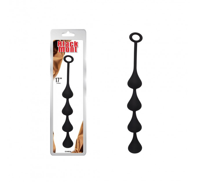 Анальные бусы Chisa Black Mont "17" Anal Penetrator M