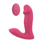 Анальний вібратор DREAM TOYS Essentials із поступальними рухами, рожевий