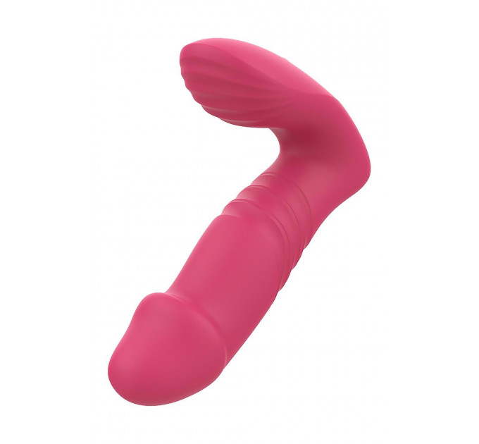 Анальний вібратор DREAM TOYS Essentials із поступальними рухами, рожевий