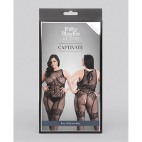Ажурний комбінезон Fifty Shades of Grey Captivate Plus Size Black