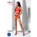 Боди с вырезами и открытым доступом Passion BS083 red