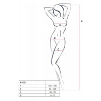 Боді з вирізами та відкритим доступом Passion BS083 red