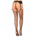 Чулки в сеточку Daring Intimates, черные, One Size