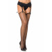Чулки в сеточку Daring Intimates, черные, One Size