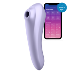 Двойной смарт вибратор с вакуумной стимуляцией SATISFYER DUAL PLEASURE MAUVE