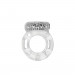 Кільце ерекційне Medica-Group Vibration Ring з вібрацією, прозорий