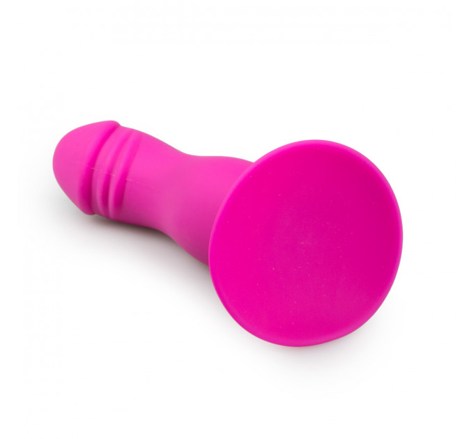 Анальный плаг на присоске Pink Silicone Suction Cup Dildo 15 x 4 см