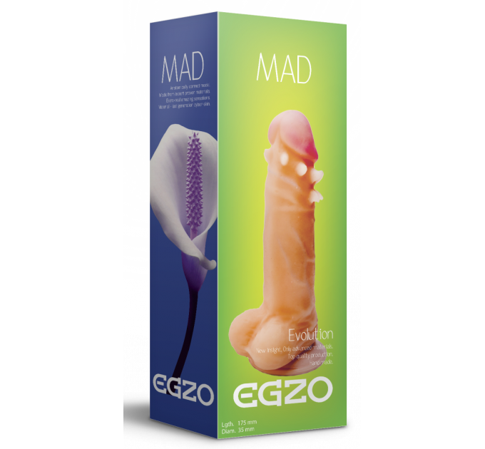 Фаллоимитатор с усиками EGZO Unusual Lover