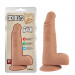 Фалоімітатор реалістичний із мошонкою Chisa T-skin Real Dick Beats тілесний, 18 см.