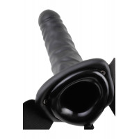 Фаллопротез полый Pipedream Fetish Fantasy Series на трусиках, чёрный