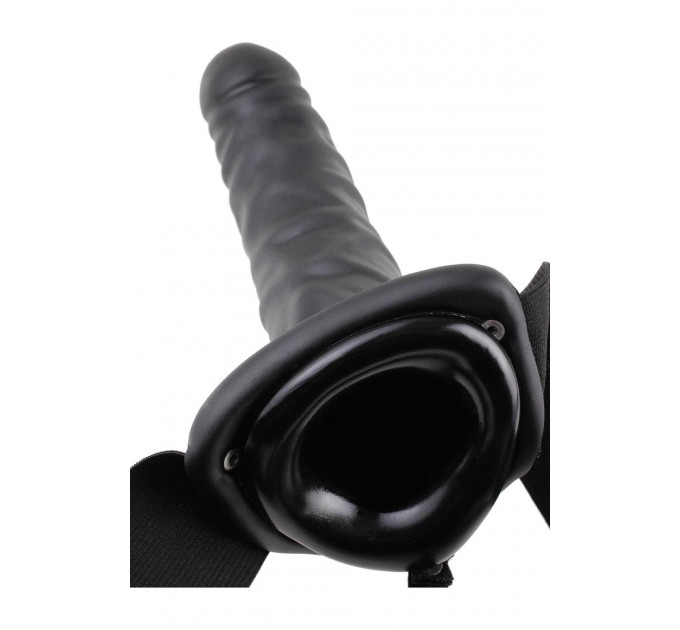 Фаллопротез порожнистий Pipedream Fetish Fantasy Series на трусиках, чорний