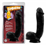 Фаллоимитатор на присоске China Rubicon Thrust Her Penis 22 см, черный