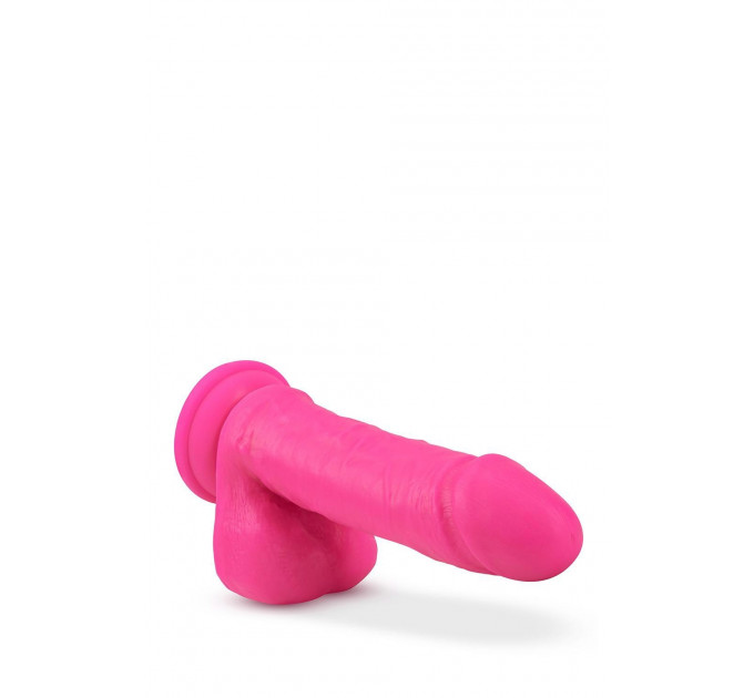 Фаллоимитатор реалистичный двойной плотности Neo Blush, на присоске, розовый, 20 х 4.5 см