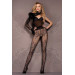Колготки черные Ballerina's Secret Hush Hush с орнаментом, L/XL