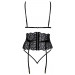 Комплект белья Suspender Set black S/M