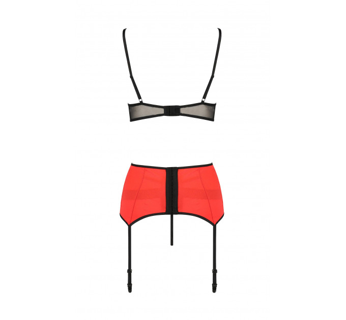 КОМПЛЕКТ НИЖНЕГО БЕЛЬЯ FEMMINA SET red S/M - Passion