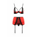 КОМПЛЕКТ НИЖНЕГО БЕЛЬЯ FEMMINA SET red S/M - Passion