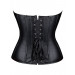 Корсет с застежкой молнией Star Night Sexy Leather и шнуровкой, черный, XL (без коробки)