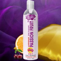 Лубрикант їстівний зі смаком маракуї Wet Passion Fruit зі зігріваючим ефектом, 118 мл