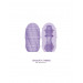 Мастурбатор мини с ребристым рельефом Pretty Love Smooth Stripes Cupid X Egg, фиолетовый