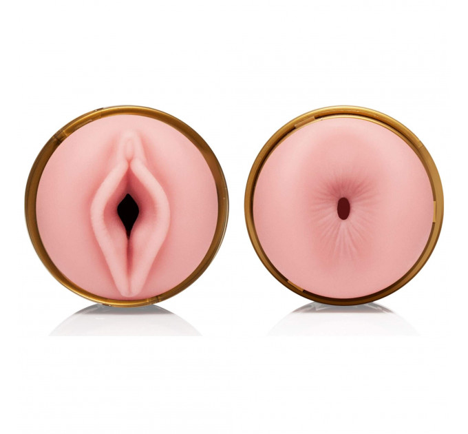 Мастурбатор в колбе двойной вагина/анус, киберкожа Fleshlight Quickshot Stamina Training Unit