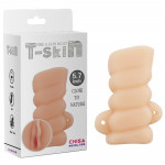 Мастурбатор вагина Chisa T-skin с петлями под пальцы из киберкожи