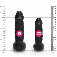 Мыло член Pure Bliss MINI на присоске, чёрное, 15 см