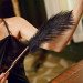 Набор из 2 перышек ,Natural Peacock Flirting Feather Tickler