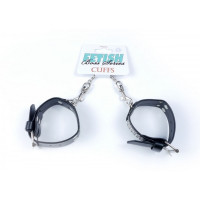 Наручники серебрянные с кристалами Fetish Boss Series, 3 см