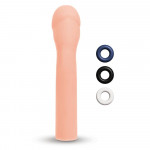 Насадка на пенис Size-Up Penis Extender гладкая, бежевая
