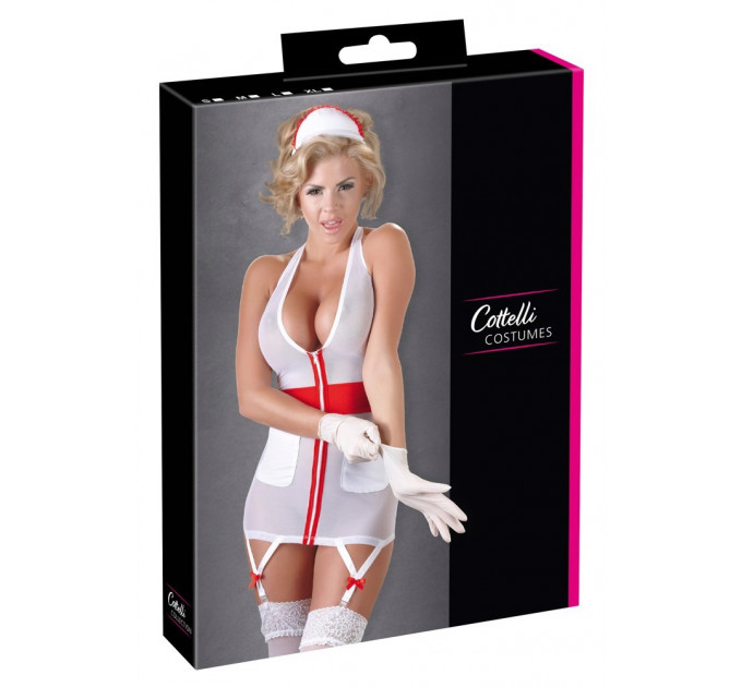 Сексуальный костюм медсестры Cottelli Collection Nurse 2 предмета, белый, S