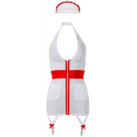 Сексуальний костюм медсестри Cottelli Collection Nurse 2 предмети, білий, S