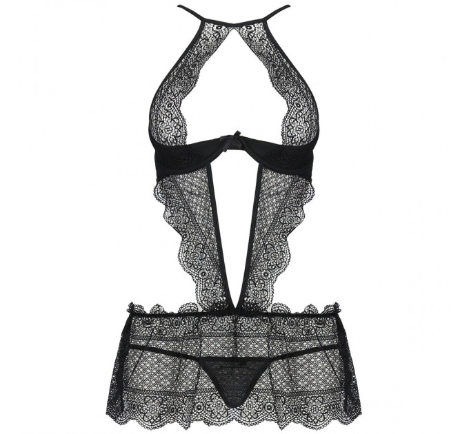 Сорочка YONA CHEMISE black S/M - Passion