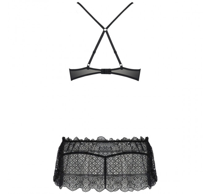 Сорочка YONA CHEMISE black S/M - Passion