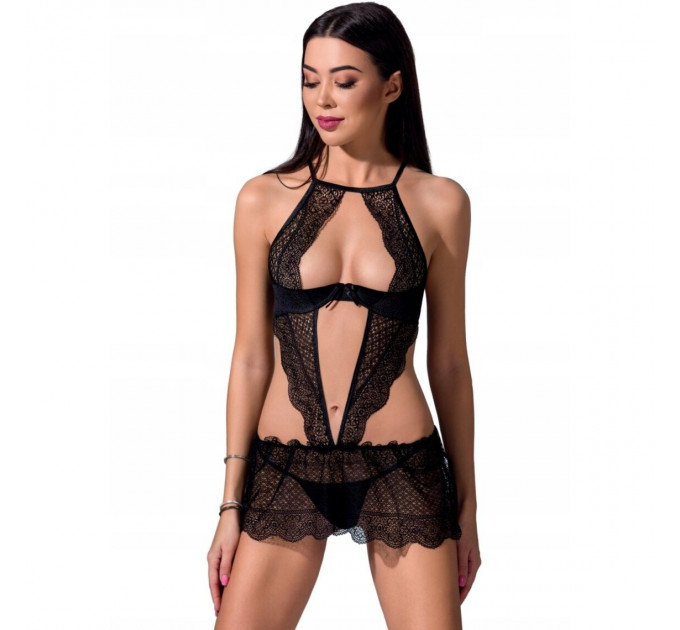 Сорочка YONA CHEMISE black S/M - Passion