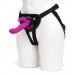 Страпон-кролик з вібрацією та трусиками Happy Rabbit Rechargeable Vibrating Strap-On Harness Set