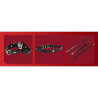 Сумка для хранения секс-игрушек и БДСМ Кожа Черная Lockink