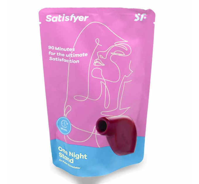 Вакуумный клиторальный стимулятор Satisfyer One Night Stand 90 минут работы батареи