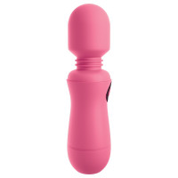 Вібратор мікрофон Pipedream OMG! Wands #Enjoy, з гнучкою головкою, рожевого кольору, 15 х 4 см
