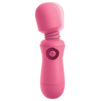 Вібратор мікрофон Pipedream OMG! Wands #Enjoy, з гнучкою головкою, рожевого кольору, 15 х 4 см