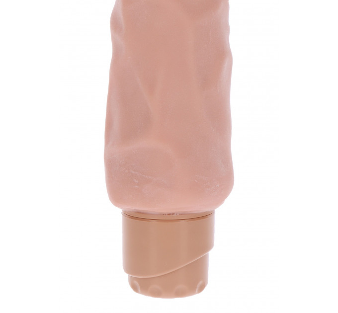 Вибратор реалистичный Toy Joy Dual Density Big Vibrator, бежевый